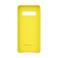 Кожаный чехол Samsung Leather Back Cover Yellow для Samsung Galaxy S10 - Фото 4