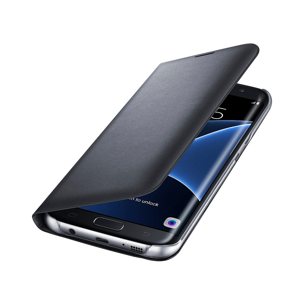 Чехол Samsung LED View Cover Black для Samsung Galaxy S7 edge купить EFNG935PBEG
