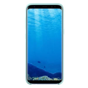 Чехол Samsung Silicone Cover Blue для Samsung Galaxy S8 Plus - Фото 3