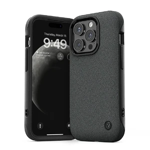 Противоударный чехол с MagSafe VRS Design Case Terra Guard Modern Sand Stone для iPhone 15 Pro Max  - Фото 1