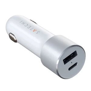 Автомобильное зарядное устройство Satechi 72W Type-C PD Car Charger Silver - Фото 2