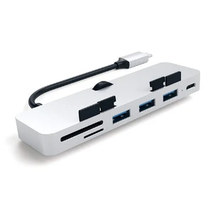 Хаб Satechi Aluminum Type-C Clamp Hub Pro для iMac ST-TCIMHS - Фото 1
