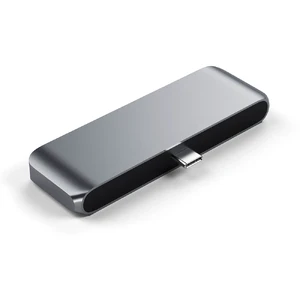 Хаб Satechi Aluminum Type-C Mobile Pro Hub Space Gray для iPad Pro 11" | 12.9" | Air 4 - Фото 3