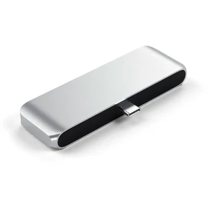 Хаб Satechi Aluminum Type-C Mobile Pro Hub Silver для iPad Pro 11" | 12.9" | Air 4 | mini 6 - Фото 3