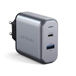 Быстрое зарядное устройство (сетевой адаптер) Satechi Dual-Port Wall Charger 30W - Фото 4