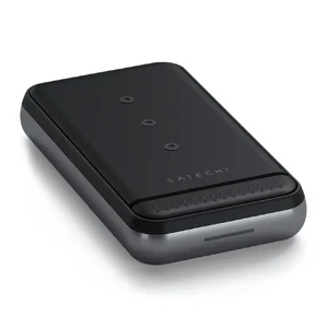 Повербанк с беспроводной зарядкой Satechi Duo Wireless Charger Power Stand 10 000mAh - Фото 4