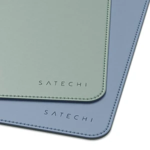 Большой коврик для мыши и клавиатуры (двухсторонний) Satechi Eco-Leather Deskmate Blue | Green - Фото 5