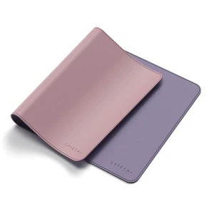 Большой коврик для мыши и клавиатуры (двухсторонний) Satechi Eco-Leather Deskmate Pink | Purple - Фото 2