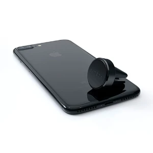 Магнітний автодержатель Satechi Aluminum Magnet Vent Mount Matte Black для телефону - Фото 3