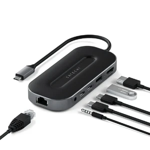 Багатопортовий хаб (адаптер) Satechi Multiport USB-4 Ethernet W2.5G для MacBook | iMac | iPad - Фото 3