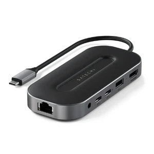 Багатопортовий хаб (адаптер) Satechi Multiport USB-4 Ethernet W2.5G для MacBook | iMac | iPad ST-U4MGEM - Фото 1