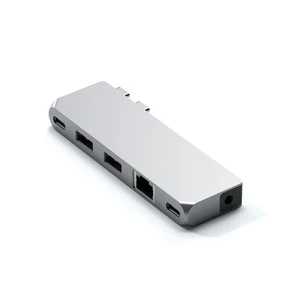 Хаб (адаптер) USB-C Satechi Pro Hub Mini Silver для MacBook Pro (2021) ST-UCPHMIS - Фото 1