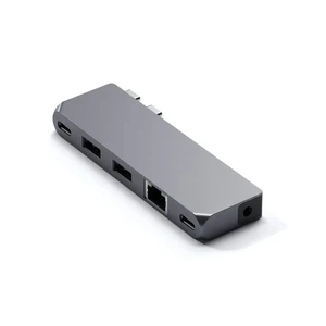 Хаб (адаптер) USB-C Satechi Pro Hub Mini Space Gray для MacBook Pro (2021) ST-UCPHMIM - Фото 1