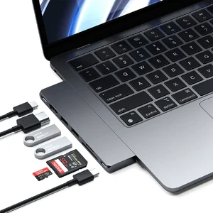 Хаб (адаптер) Satechi Pro Hub Slim для MacBook - Фото 6