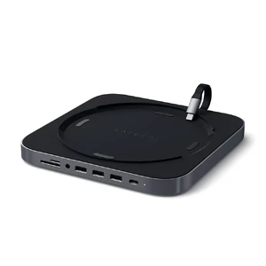 Алюминиевая подставка + хаб Satechi Type-C Aluminium Stand для Mac Mini - Фото 2