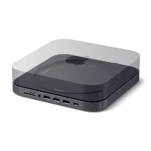 Алюминиевая подставка + хаб Satechi Type-C Aluminium Stand для Mac Mini - Фото 3