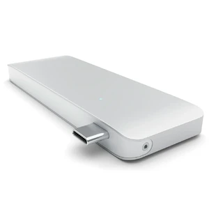 Алюмінієвий USB-хаб Satechi Type-C Pass Through Silver - Фото 3