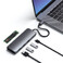 Хаб (адаптер) USB-C Satechi Hybrid Multiport із кишенею для SSD Space Gray для MacBook | iPad - Фото 4