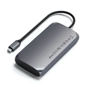 Хаб Satechi USB-C Multimedia Adapter M1 Space Gray для MacBook | iPad - Фото 3