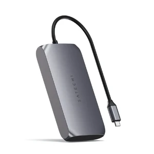 Хаб Satechi USB-C Multimedia Adapter M1 Space Gray для MacBook | iPad - Фото 2