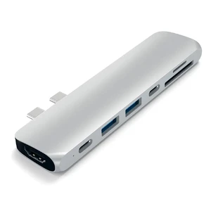 Алюмінієвий USB-хаб Satechi USB-C Pro Hub Silver - Фото 2