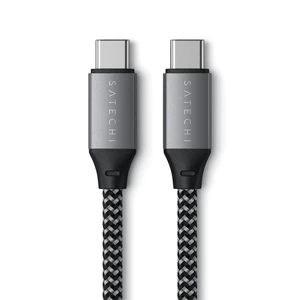 Нейлоновый кабель Satechi USB-C to USB-C Charging Cable 100W 2m - Фото 2