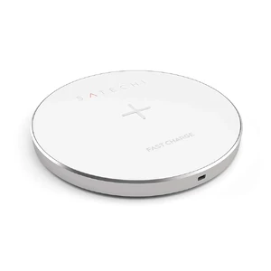 Бездротова зарядка Satechi Aluminum Wireless Charger Silver - Фото 2