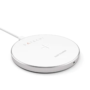 Бездротова зарядка Satechi Aluminum Wireless Charger Silver - Фото 3