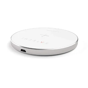 Бездротова зарядка Satechi Aluminum Wireless Charger Silver - Фото 4