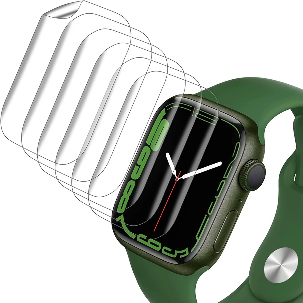 Защитная пленка iLoungeMax Hydrogel Clear (6 шт.) для Apple Watch 7 45mm