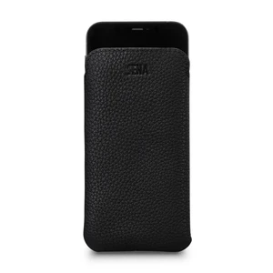 Черный кожаный чехол-карман Sena UltraSlim Black для iPhone 12 Pro Max - Фото 3