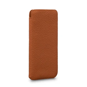 Кожаный чехол-карман Sena UltraSlim Tan для iPhone 12 | 12 Pro - Фото 4