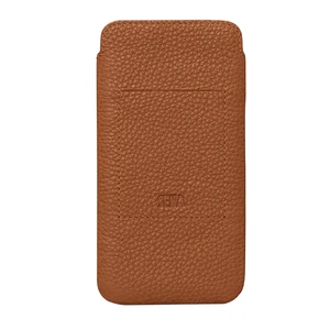 Шкіряний чохол-кишеня Sena UltraSlim Wallet Tan для iPhone 12 Pro Max