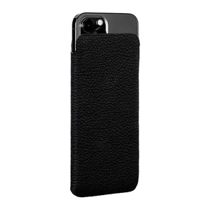 Черный кожаный чехол-карман Sena UltraSlim Wallet Black для iPhone 13 Pro Max - Фото 3