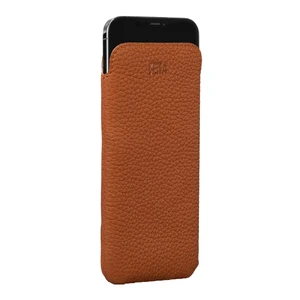Кожаный чехол-карман Sena Ultraslim Wallet Tan для iPhone 13 Pro Max - Фото 2