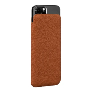 Кожаный чехол-карман Sena Ultraslim Wallet Tan для iPhone 13 Pro Max - Фото 3