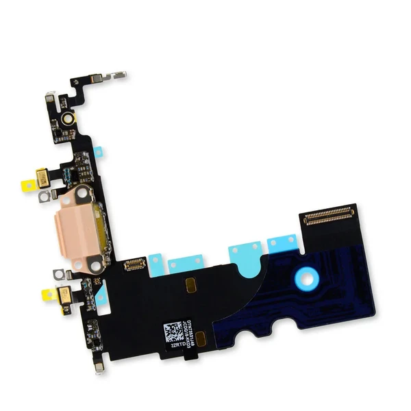 Шлейф з роз'ємом зарядки Lightning + роз'єм аудіо (Gold) для iPhone 8 у Вінниці