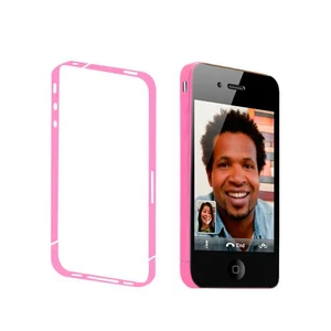 Рожева бічна захисна плівка iLoungeMax для iPhone 4 | 4S
