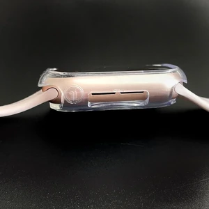 Тонкий прозорий TPU чохол oneLounge SilicolDots для Apple Watch SE 2 | SE | 6 | 5 | 4 44mm - Фото 8