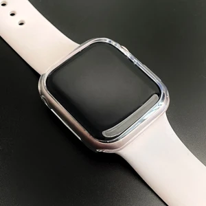 Тонкий прозорий TPU чохол oneLounge SilicolDots для Apple Watch SE 2 | SE | 6 | 5 | 4 40mm - Фото 6