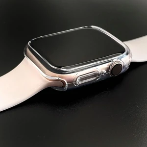 Тонкий прозорий TPU чохол oneLounge SilicolDots для Apple Watch SE 2 | SE | 6 | 5 | 4 44mm - Фото 4