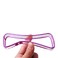 Прозрачный фиолетовый бампер oneLounge для iPhone 5C - Фото 2