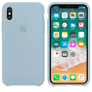 Силиконовый чехол iLoungeMax Silicone Case Denim Blue для iPhone XS Max OEM (MW952) - Фото 2