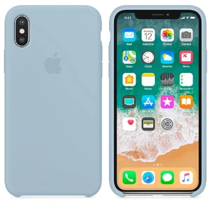 Силиконовый чехол iLoungeMax Silicone Case Denim Blue для iPhone XS Max OEM (MW952) - Фото 3