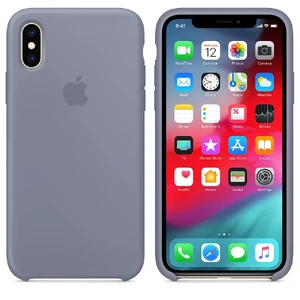 Силиконовый чехол iLoungeMax Silicone Case Lavender Gray для iPhone X | XS OEM - Фото 2