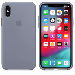 Силиконовый чехол iLoungeMax Silicone Case Lavender Gray для iPhone X | XS OEM - Фото 4