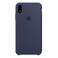 Силиконовый чехол iLoungeMax Silicone Case Midnight Blue для iPhone XR OEM  - Фото 1