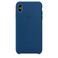 Силиконовый чехол iLoungeMax Silicone Case Ocean Blue для iPhone XS Max OEM (MTFE2)  - Фото 1