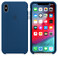 Силиконовый чехол iLoungeMax Silicone Case Ocean Blue для iPhone XS Max OEM (MTFE2) - Фото 3