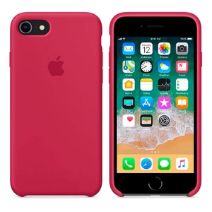 Силіконовий чохол iLoungeMax Silicone Case Rose Red для iPhone SE 3 | SE 2 | 8 | 7 OEM - Фото 3